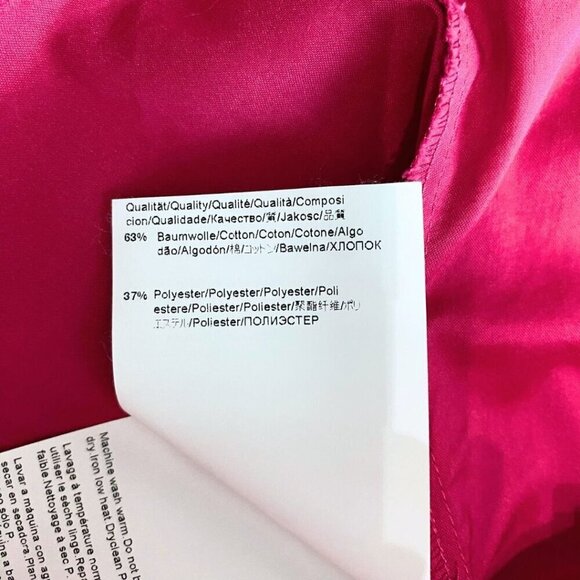 HUGO BOSS BALAINA SLEEVELESS RUCHED BUTTON DOWN BLOUSE - 4 - Picture 8 of 8